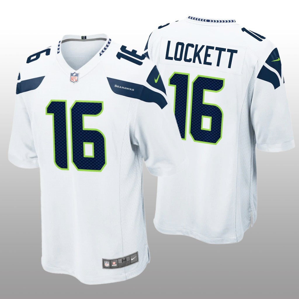 Seattle Seahawks Tyler Lockett White Jersey Game Youth