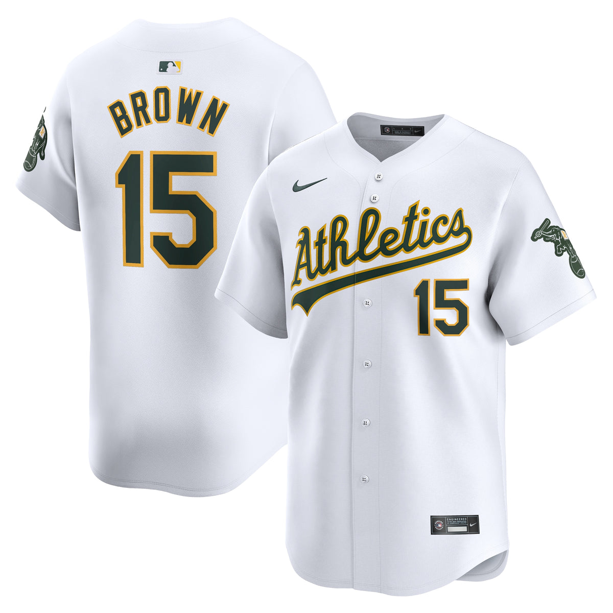 Seth Brown Oakland Athletics Nike Home Limited Player Jersey White