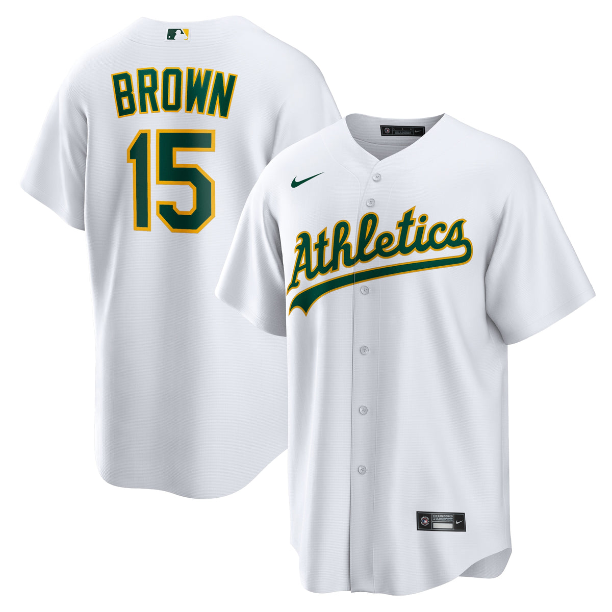Seth Brown Oakland Athletics Nike Home Replica Jersey White