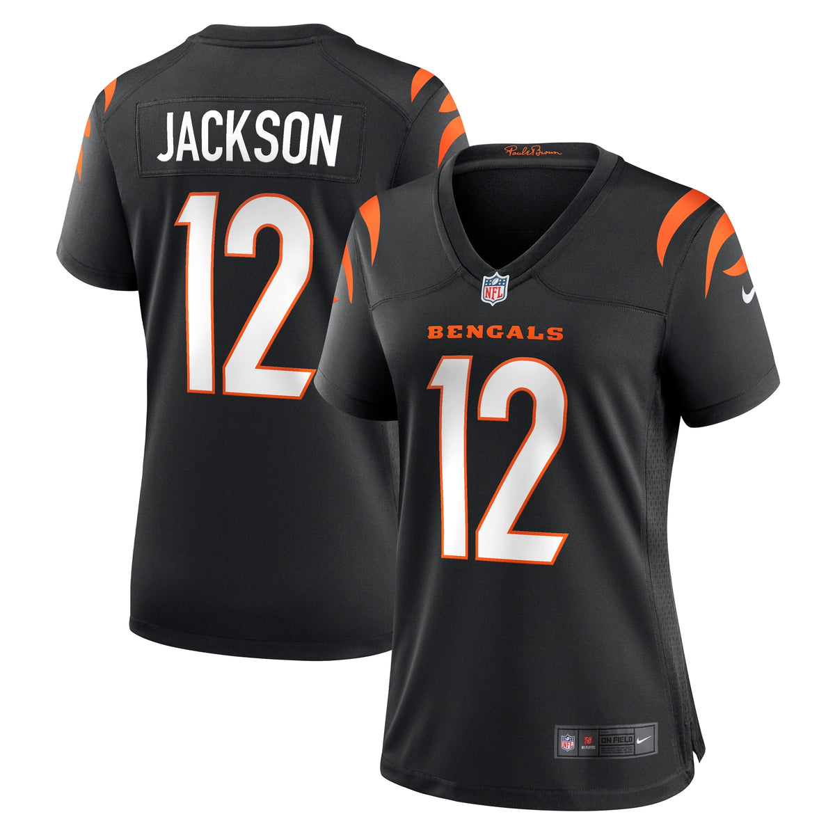 Shedrick Jackson Cincinnati Bengals Nike Women's Team Game Jersey Black