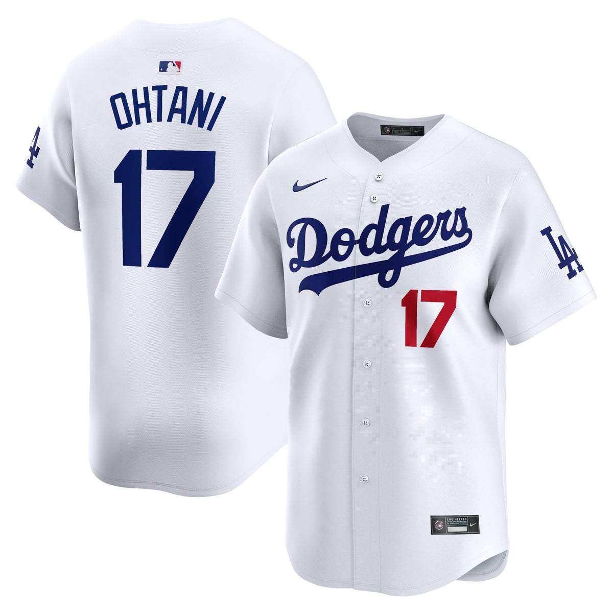 Shohei Ohtani Los Angeles Dodgers Nike Home Limited Player Jersey White