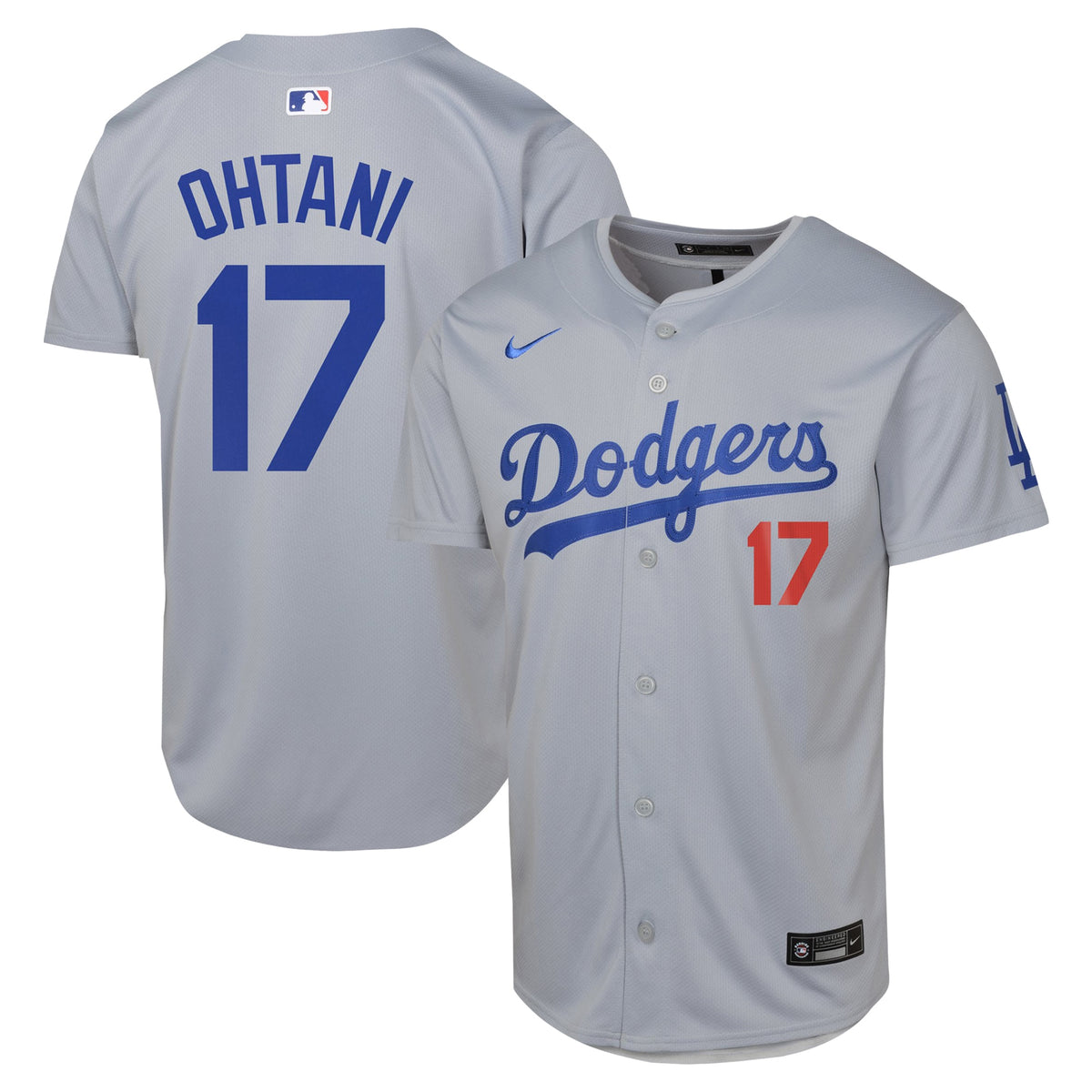 Shohei Ohtani Los Angeles Dodgers Nike Youth Alternate Limited Jersey Gray