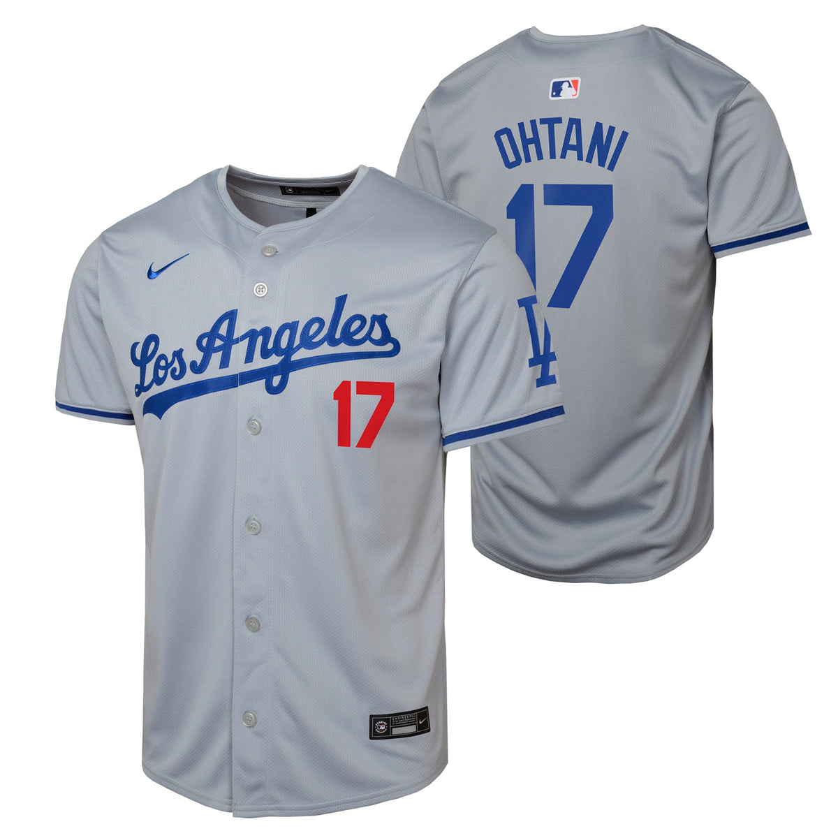 Shohei Ohtani Los Angeles Dodgers Nike Youth Road Limited Jersey Gray