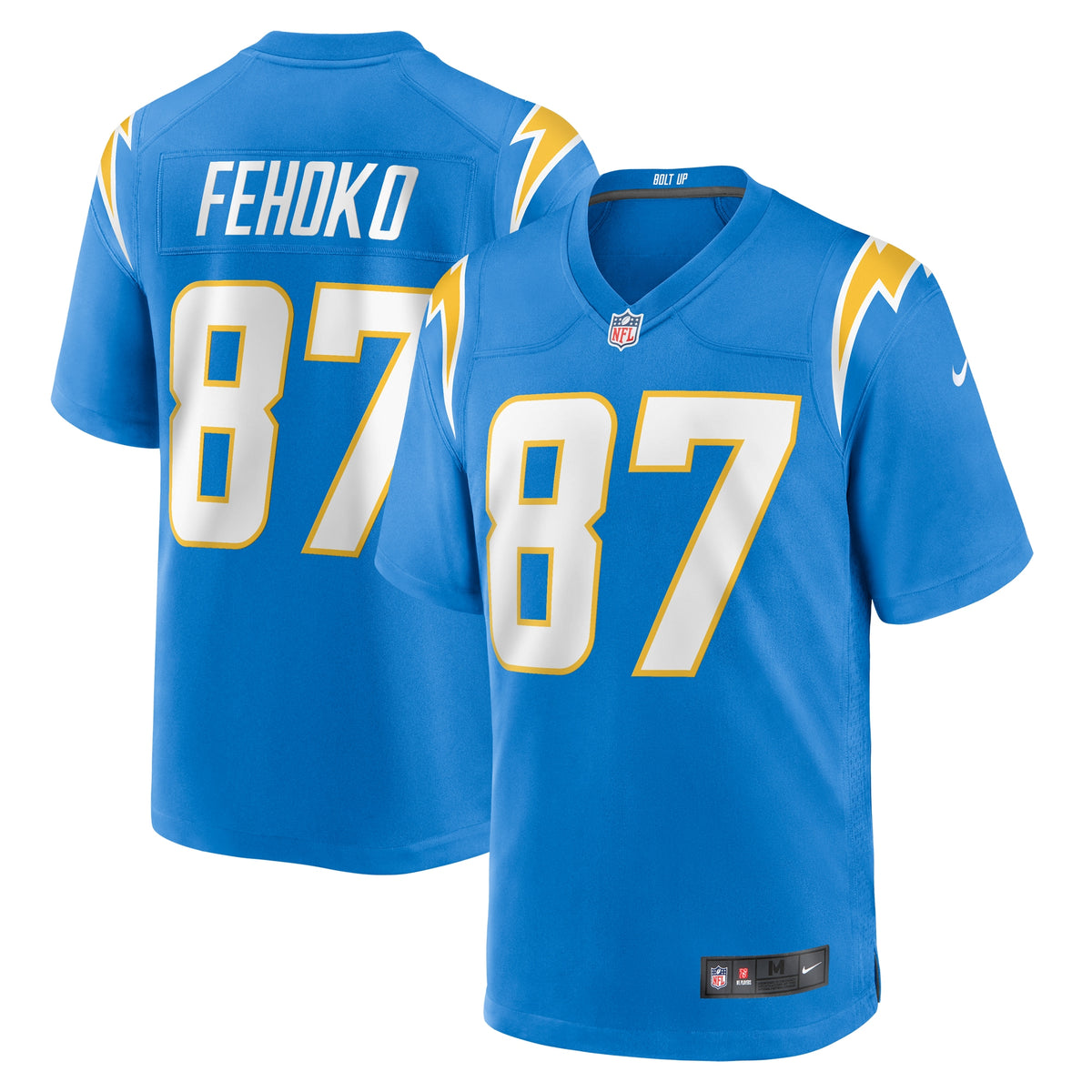 Simi Fehoko Los Angeles Chargers Nike Game Jersey Powder Blue