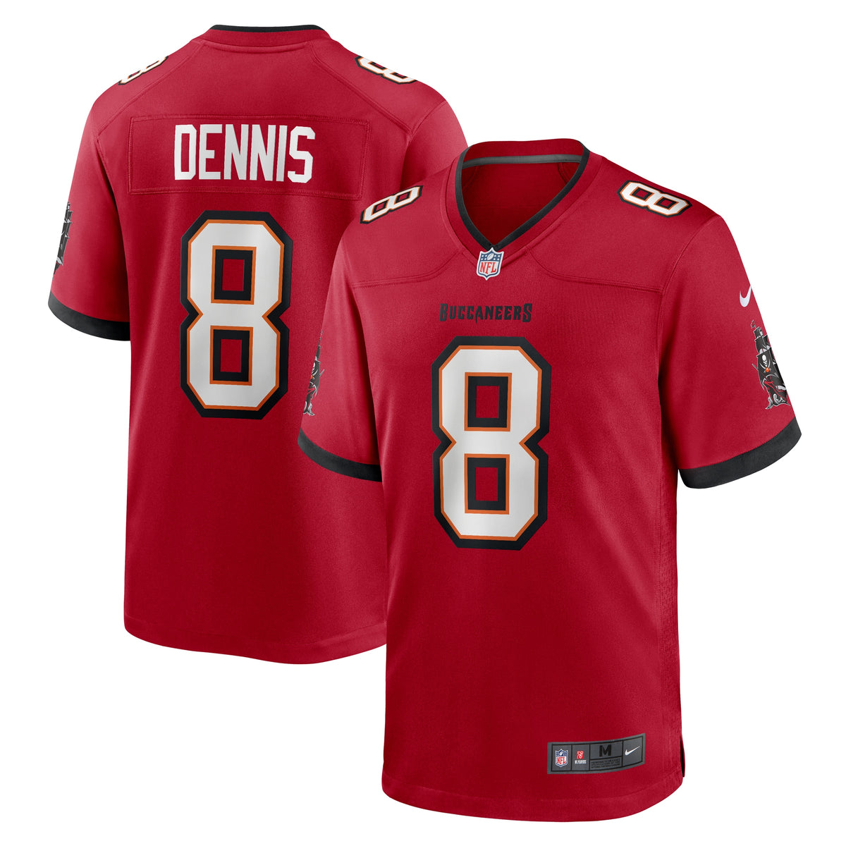SirVocea Dennis Tampa Bay Buccaneers Nike Game Jersey Red