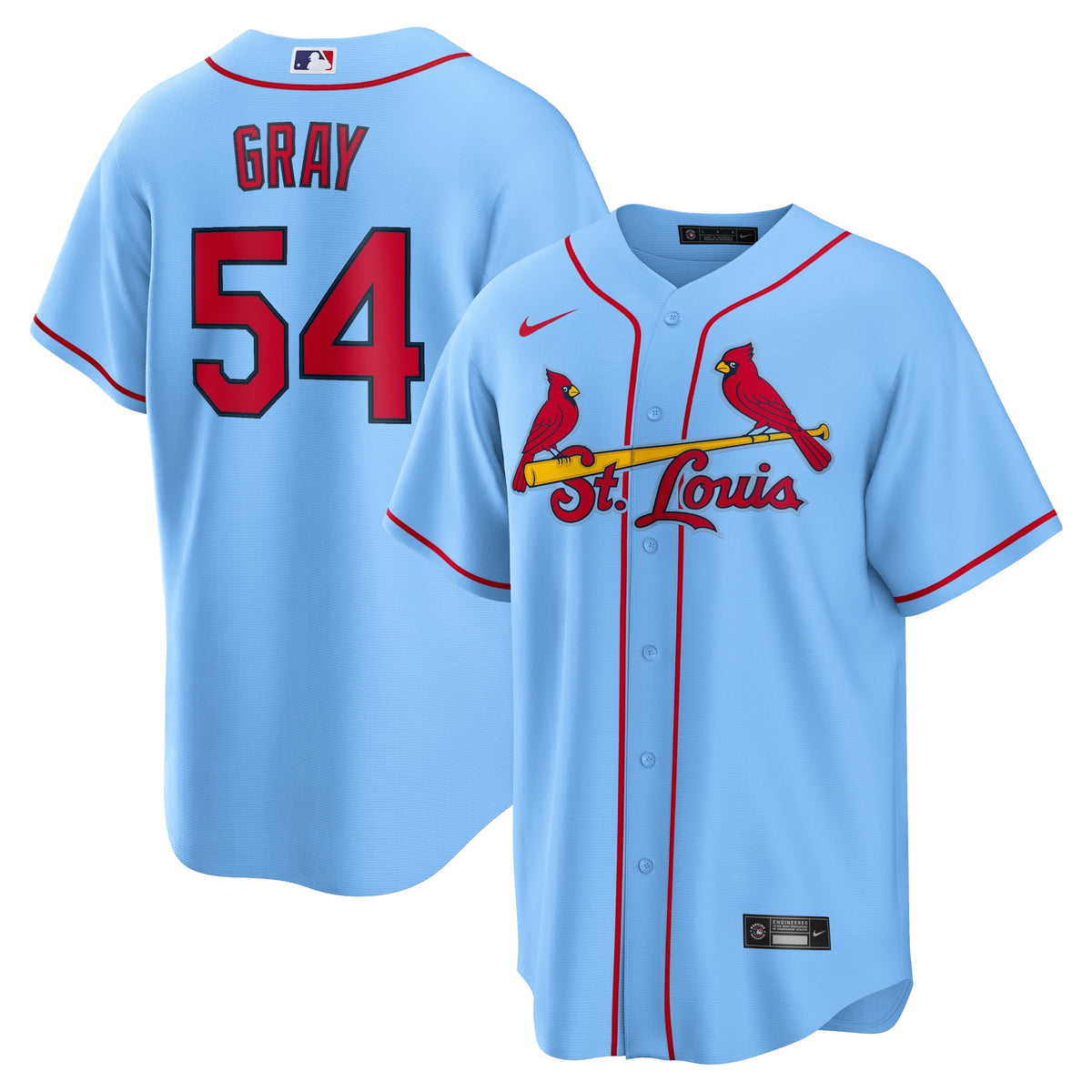 Sonny Gray St. Louis Cardinals Nike Alternate Replica Jersey Light Blue
