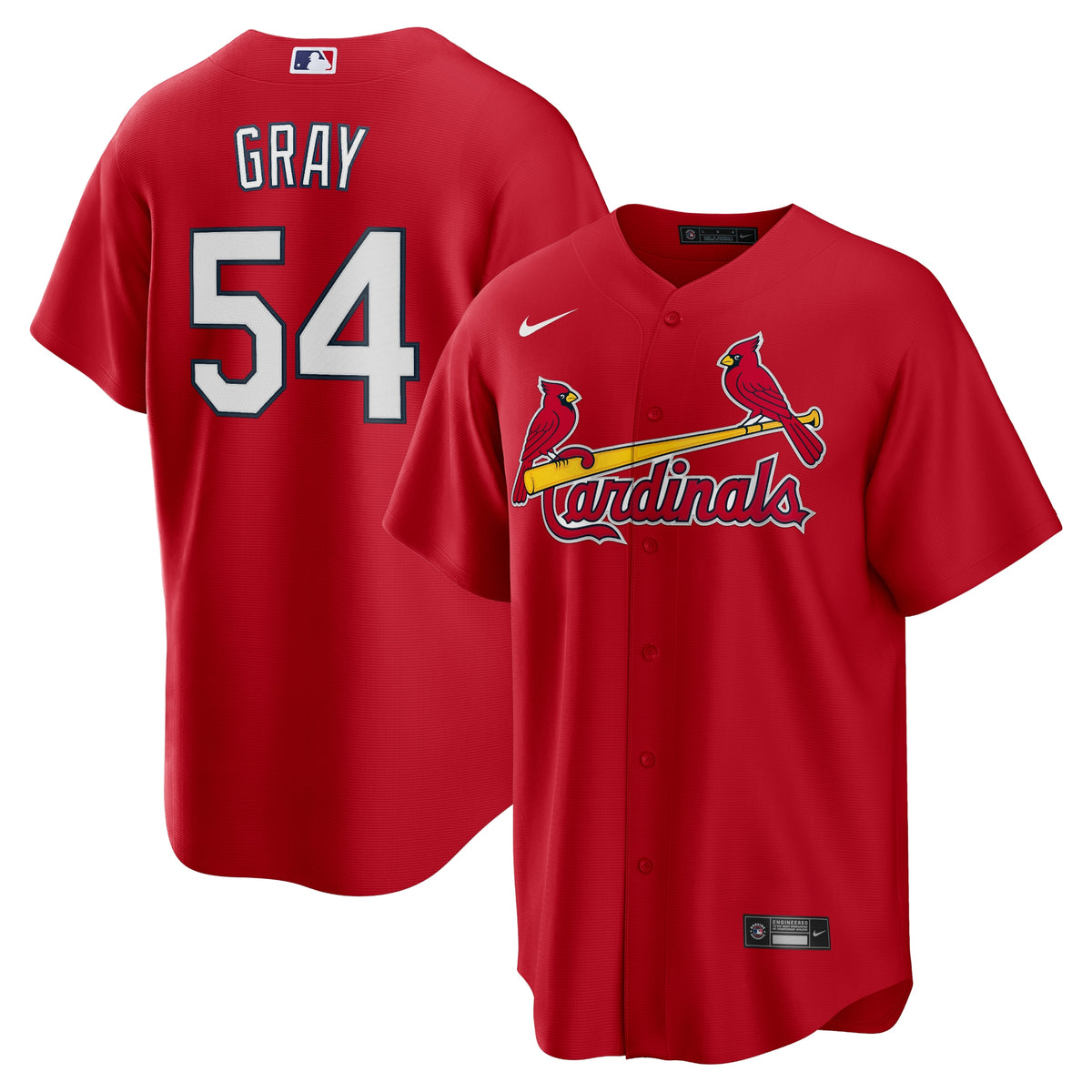 Sonny Gray St. Louis Cardinals Nike Alternate Replica Jersey Red