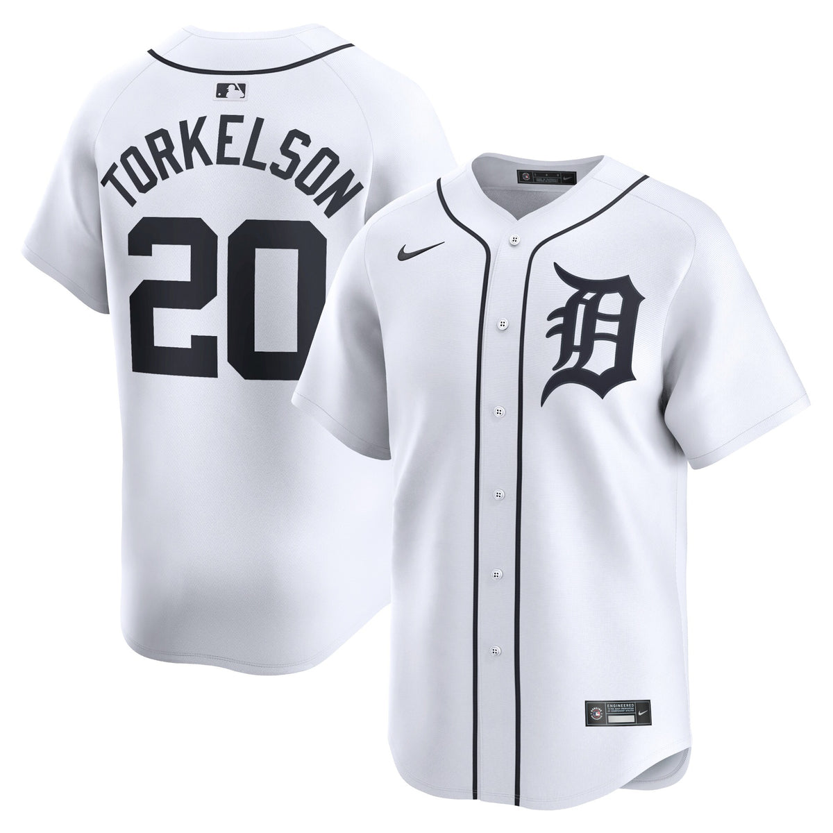 Spencer Torkelson Detroit Tigers Nike Youth Home Limited Player Jersey White