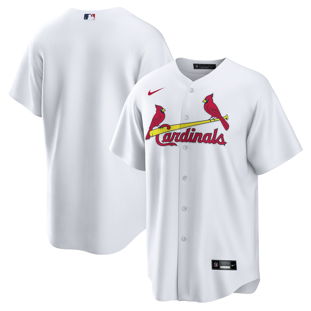 St. Louis Cardinals Nike Home Blank Replica Jersey White