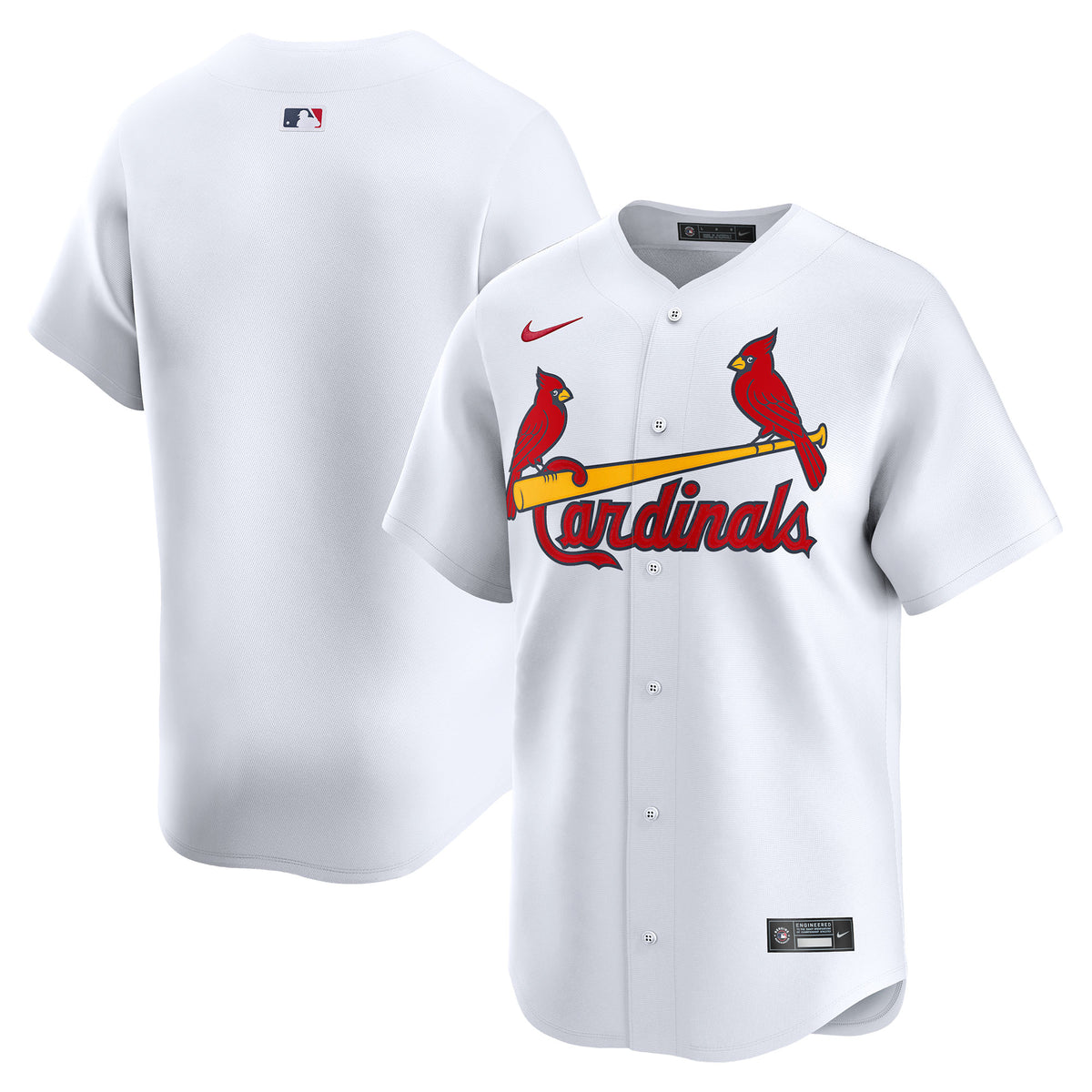 St. Louis Cardinals Nike Home Limited Jersey White