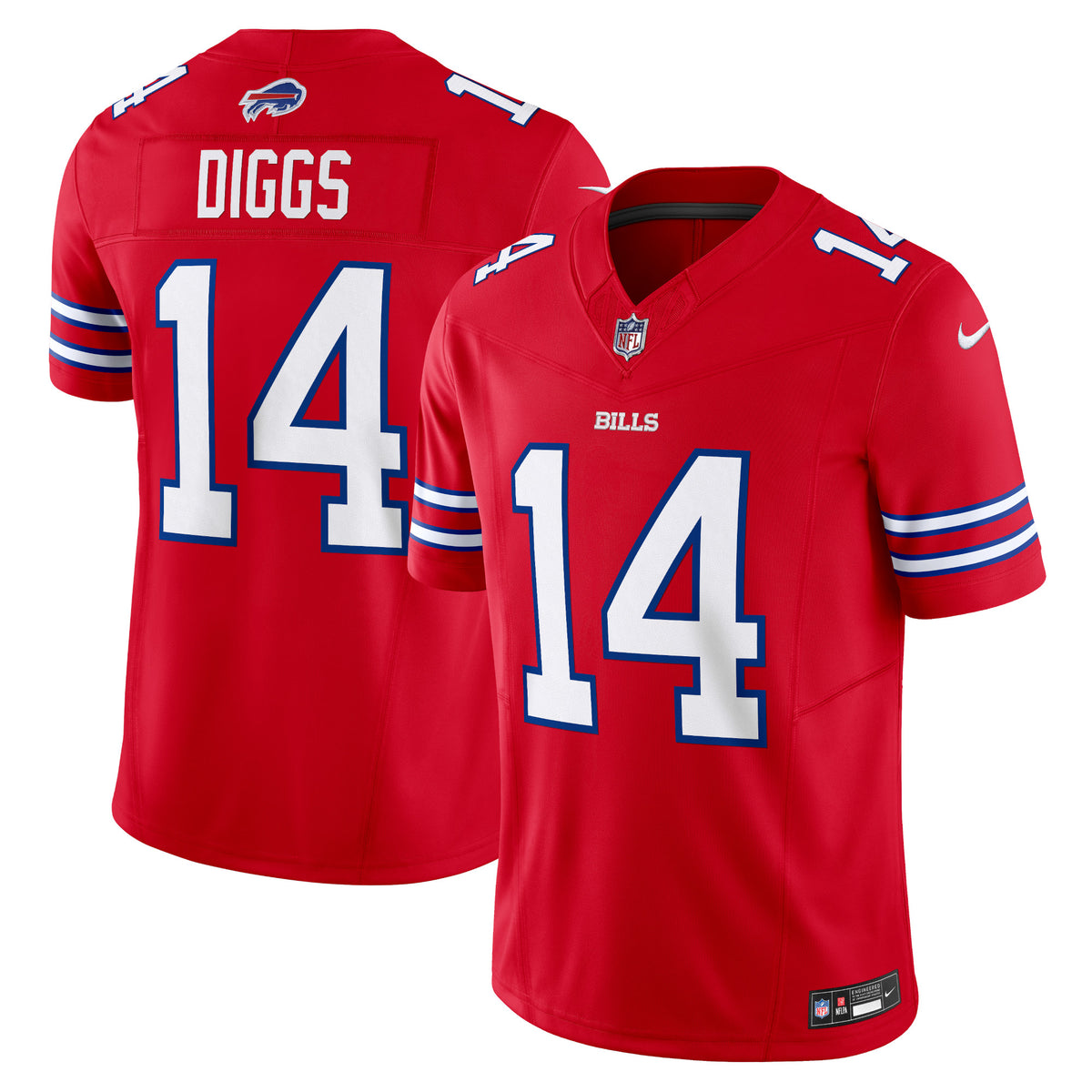 Stefon Diggs Buffalo Bills Nike Vapor F.U.S.E. Limited Jersey Red