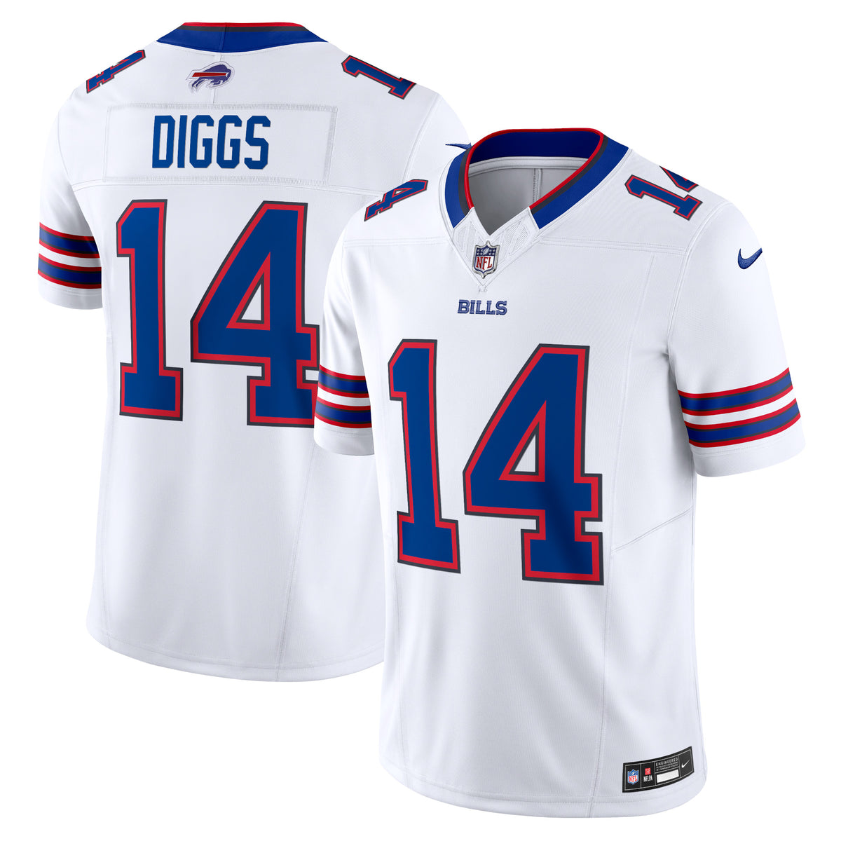 Stefon Diggs Buffalo Bills Nike Vapor F.U.S.E. Limited Jersey White