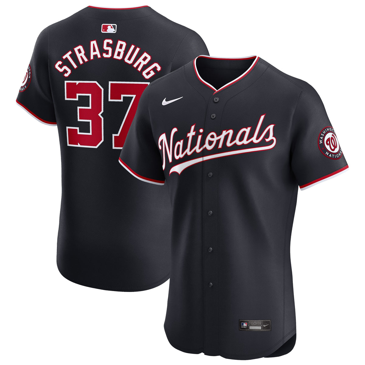 Stephen Strasburg Washington Nationals Nike Alternate Elite Player Jersey Navy