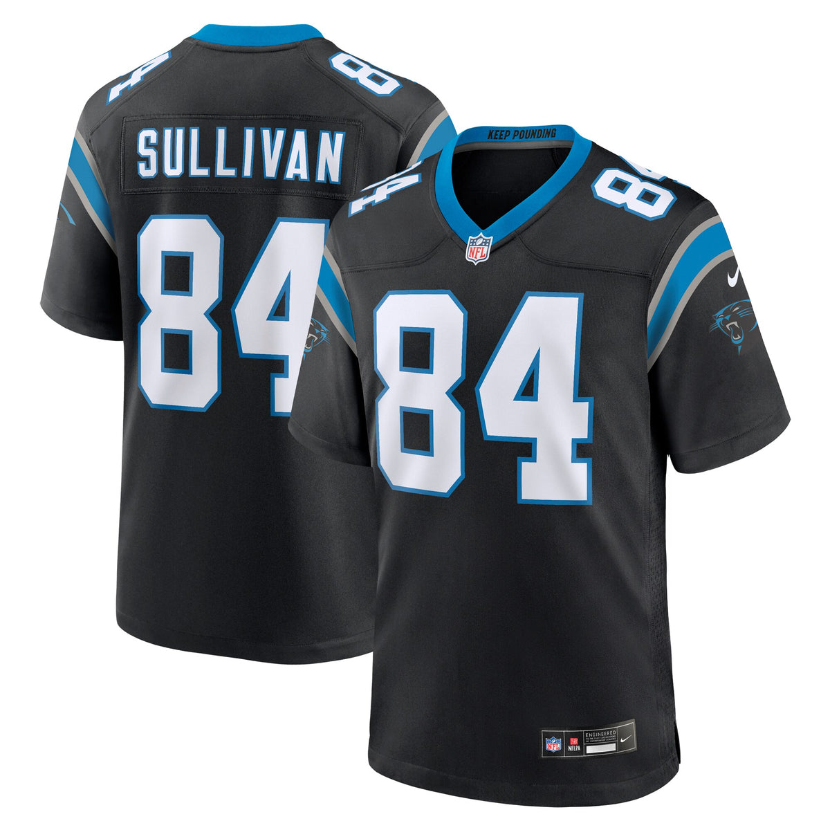 Stephen Sullivan Carolina Panthers Nike Team Game Jersey Black