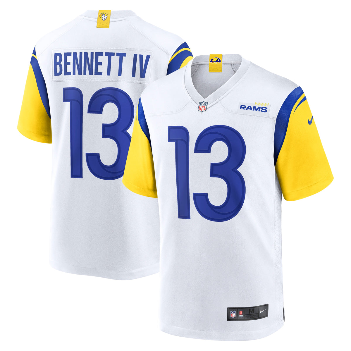 Stetson Bennett Los Angeles Rams Nike Game Jersey White