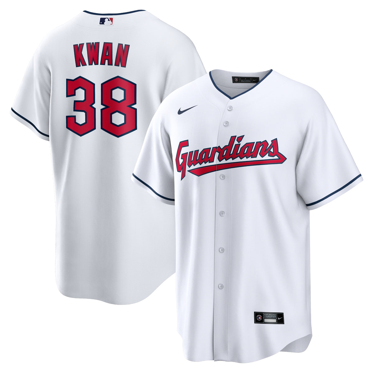 Steven Kwan Cleveland Guardians Nike Home Replica Jersey White
