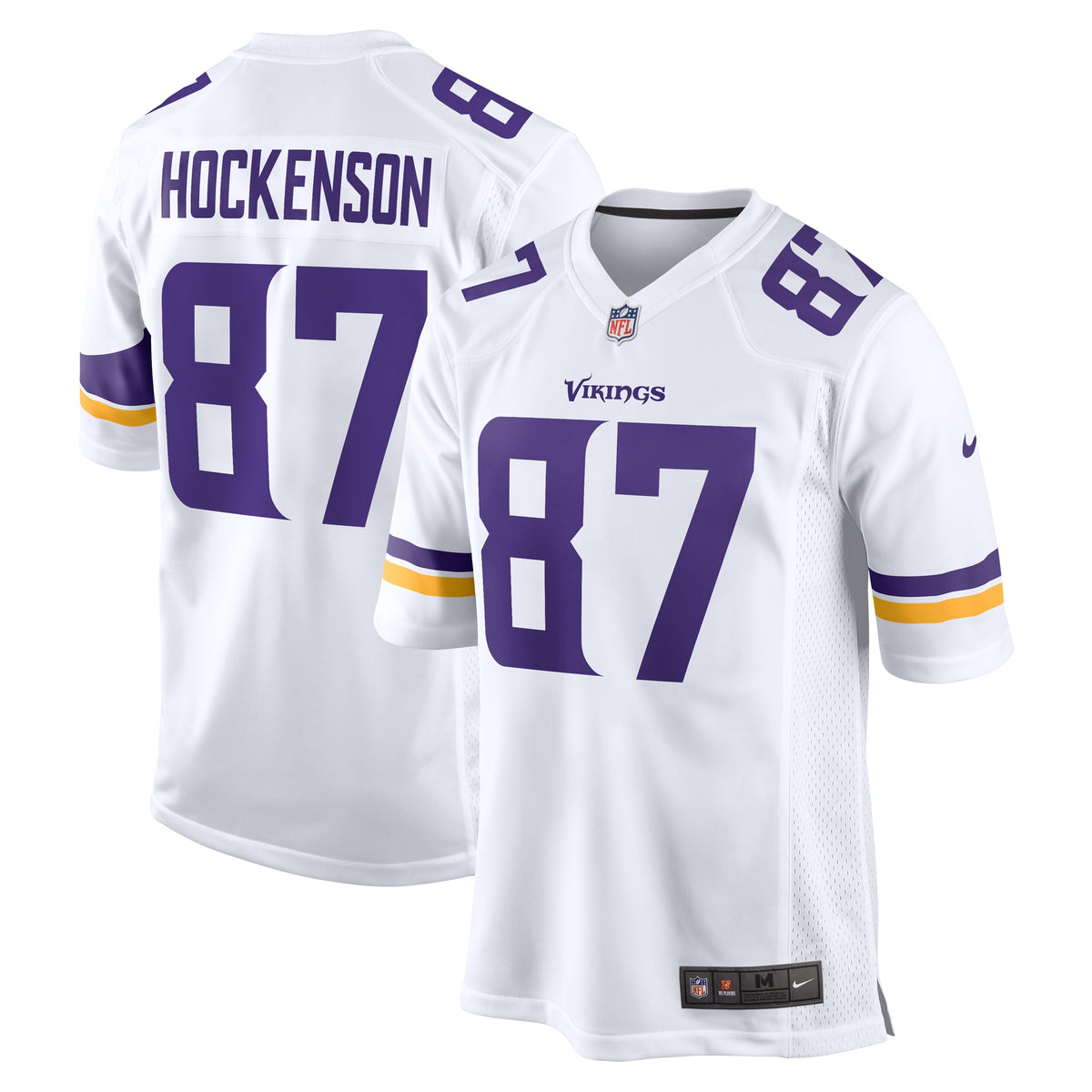 T.J. Hockenson Minnesota Vikings Nike Game Player Jersey White