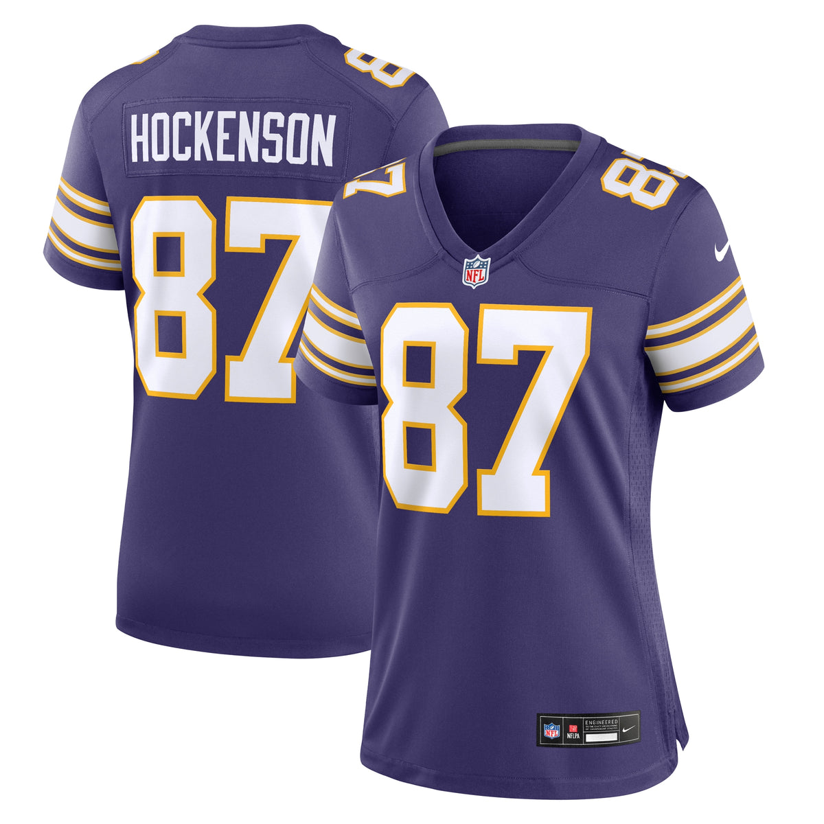 T.J. Hockenson Minnesota Vikings Nike Women's Player Jersey Purple