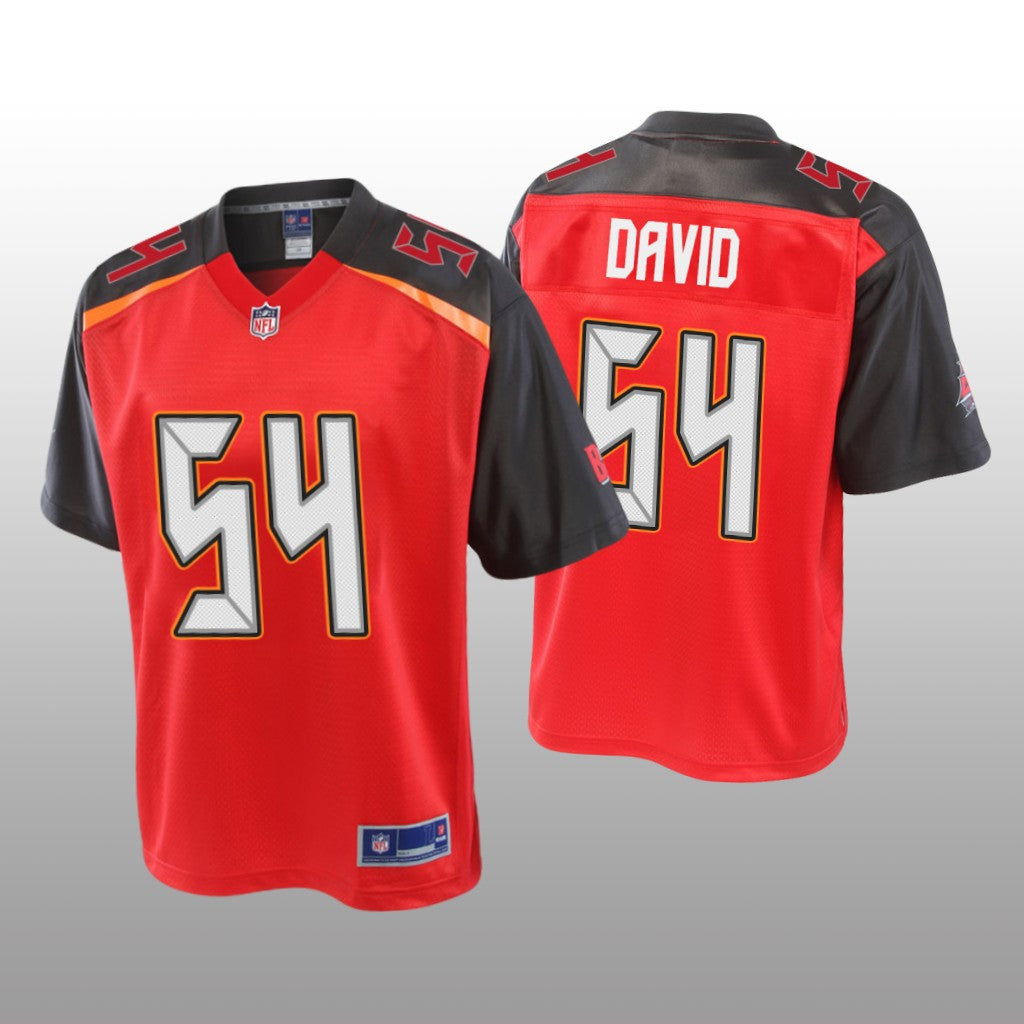 Tampa Bay Buccaneers #54 Red Lavonte David Pro Line Jersey Youth