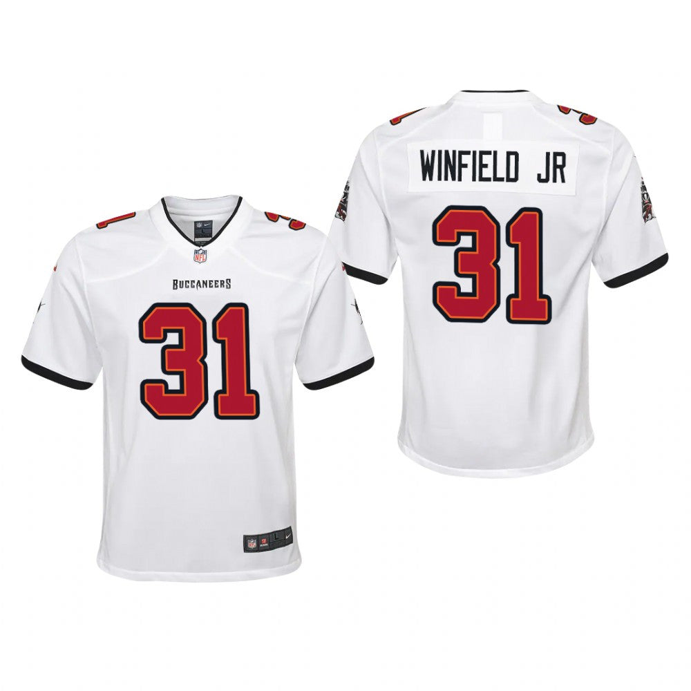 Tampa Bay Buccaneers Antoine Winfield Jr. White Jersey Game Youth