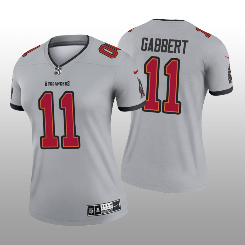 Tampa Bay Buccaneers Blaine Gabbert Gray Jersey Inverted Legend Women's