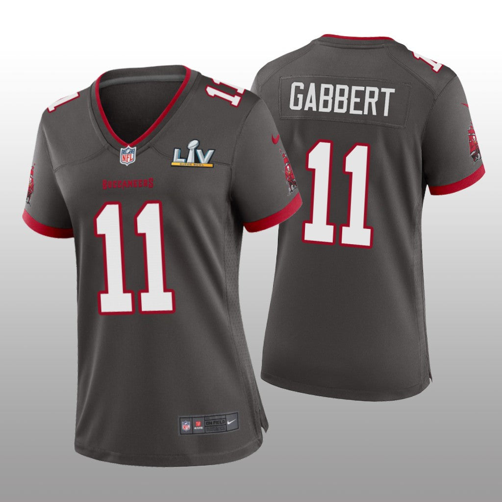 Tampa Bay Buccaneers Blaine Gabbert Pewter Game Jersey Super Bowl LV Women's
