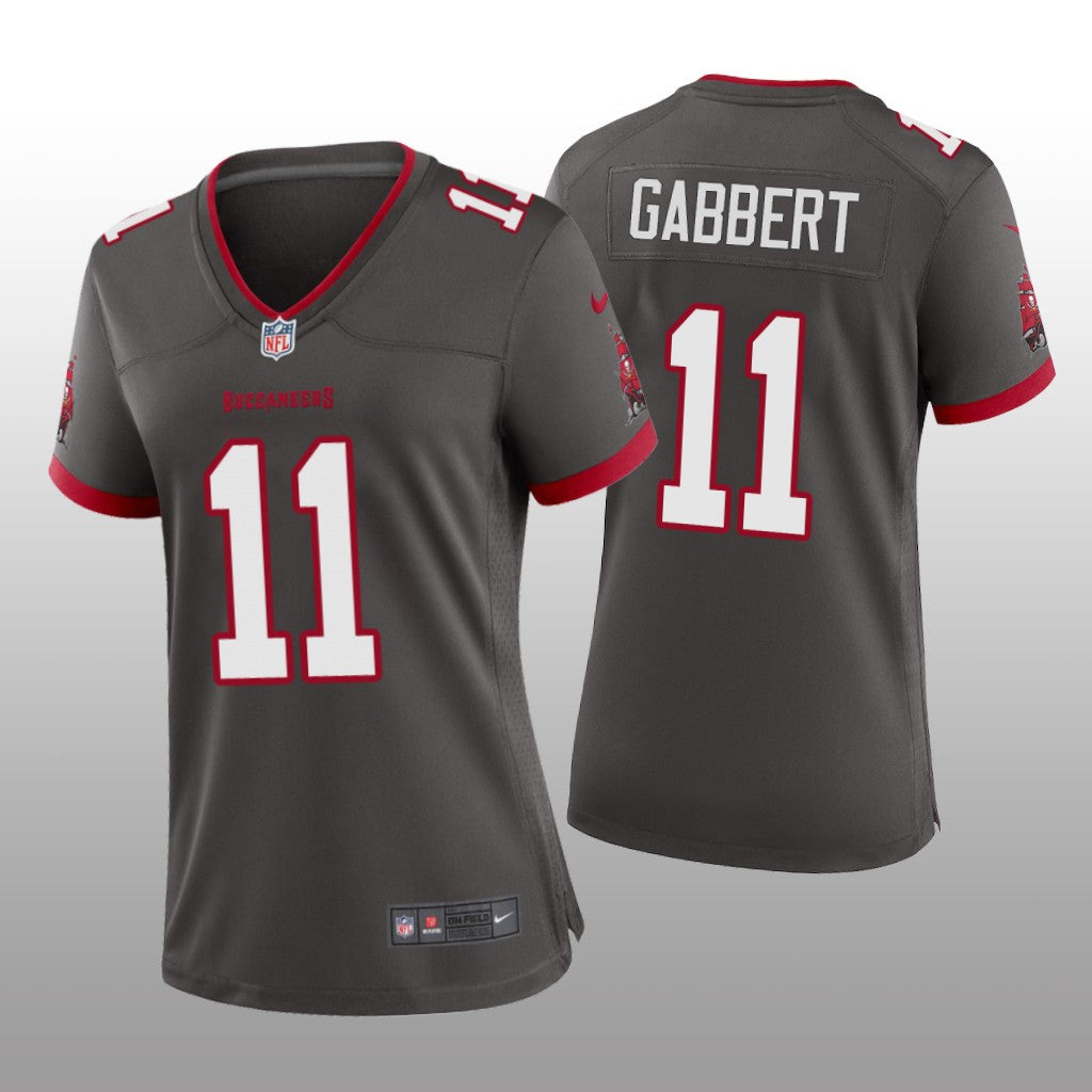 Tampa Bay Buccaneers Blaine Gabbert Pewter Jersey Alternate Game Women's