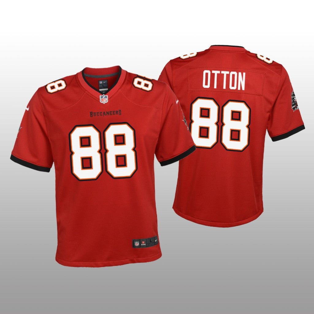 Tampa Bay Buccaneers Cade Otton Red Jersey Game Youth