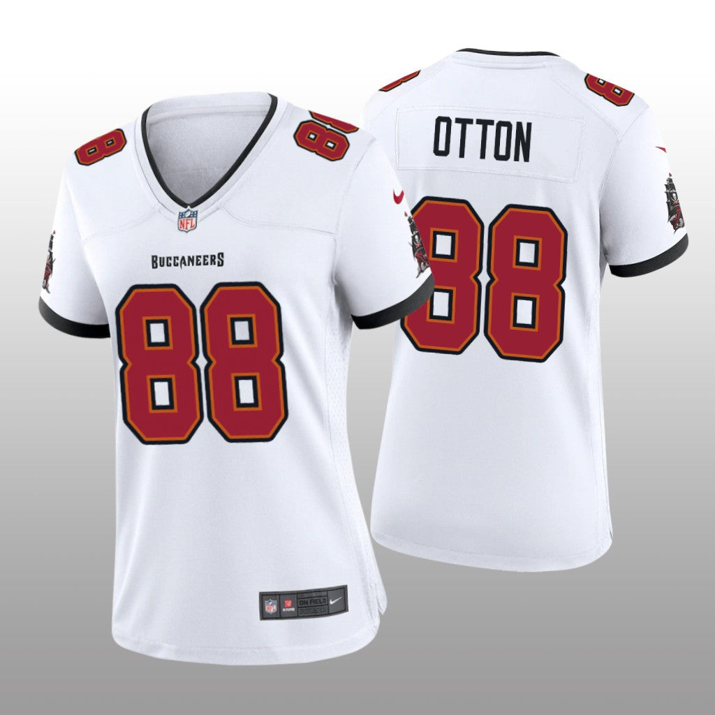 Tampa Bay Buccaneers Cade Otton White Jersey Game Women's
