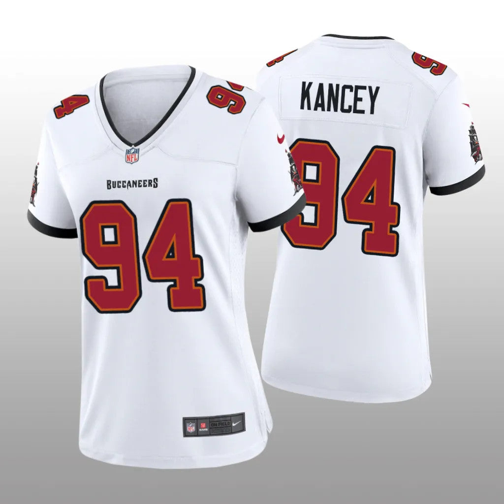 Tampa Bay Buccaneers Calijah Kancey White Jersey Game Women's