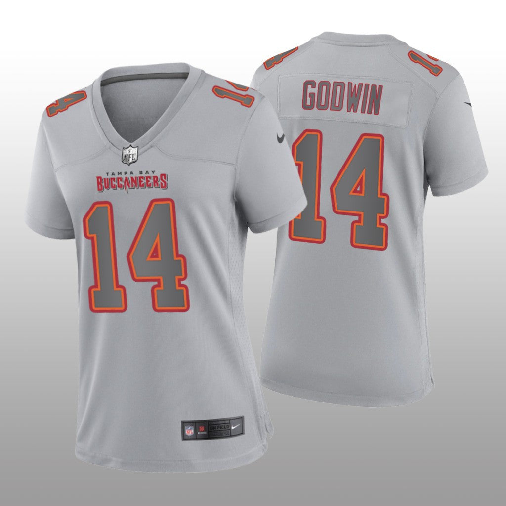Tampa Bay Buccaneers Chris Godwin Gray Jersey Atmosphere Fashion Game Women's