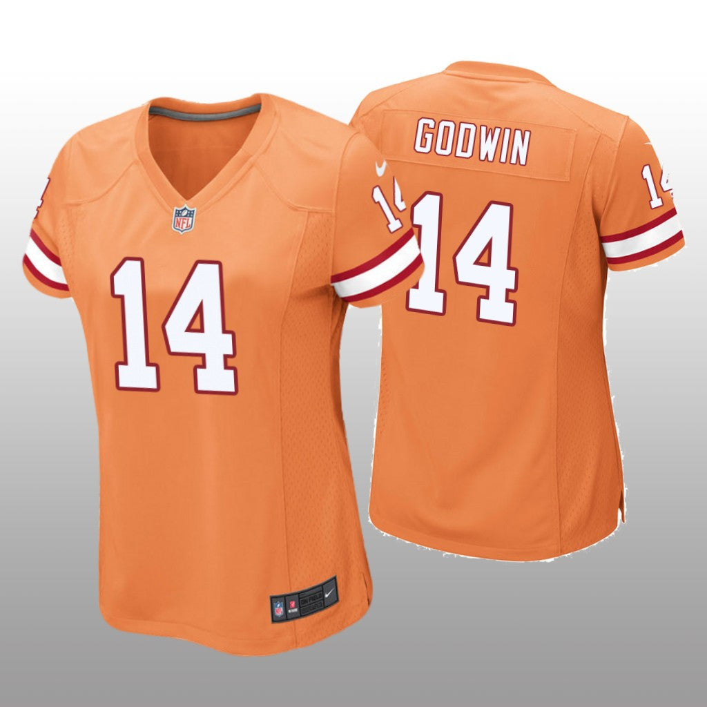 Tampa Bay Buccaneers Chris Godwin Orange Jersey Game Women's