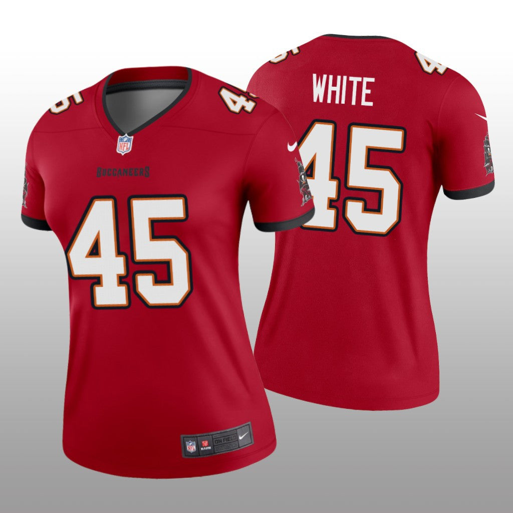 Tampa Bay Buccaneers Devin White Red Jersey Legend Women's