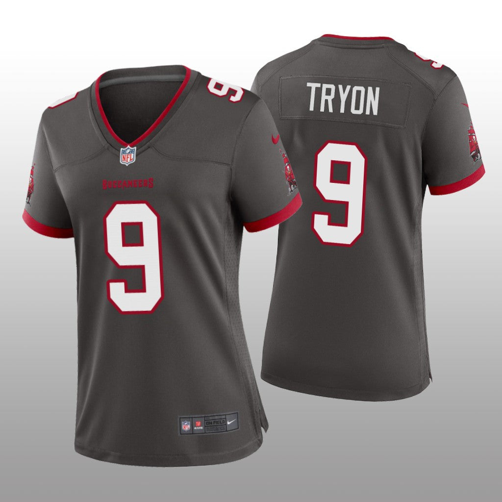 Tampa Bay Buccaneers Joe Tryon Pewter Jersey Alternate Game Women's