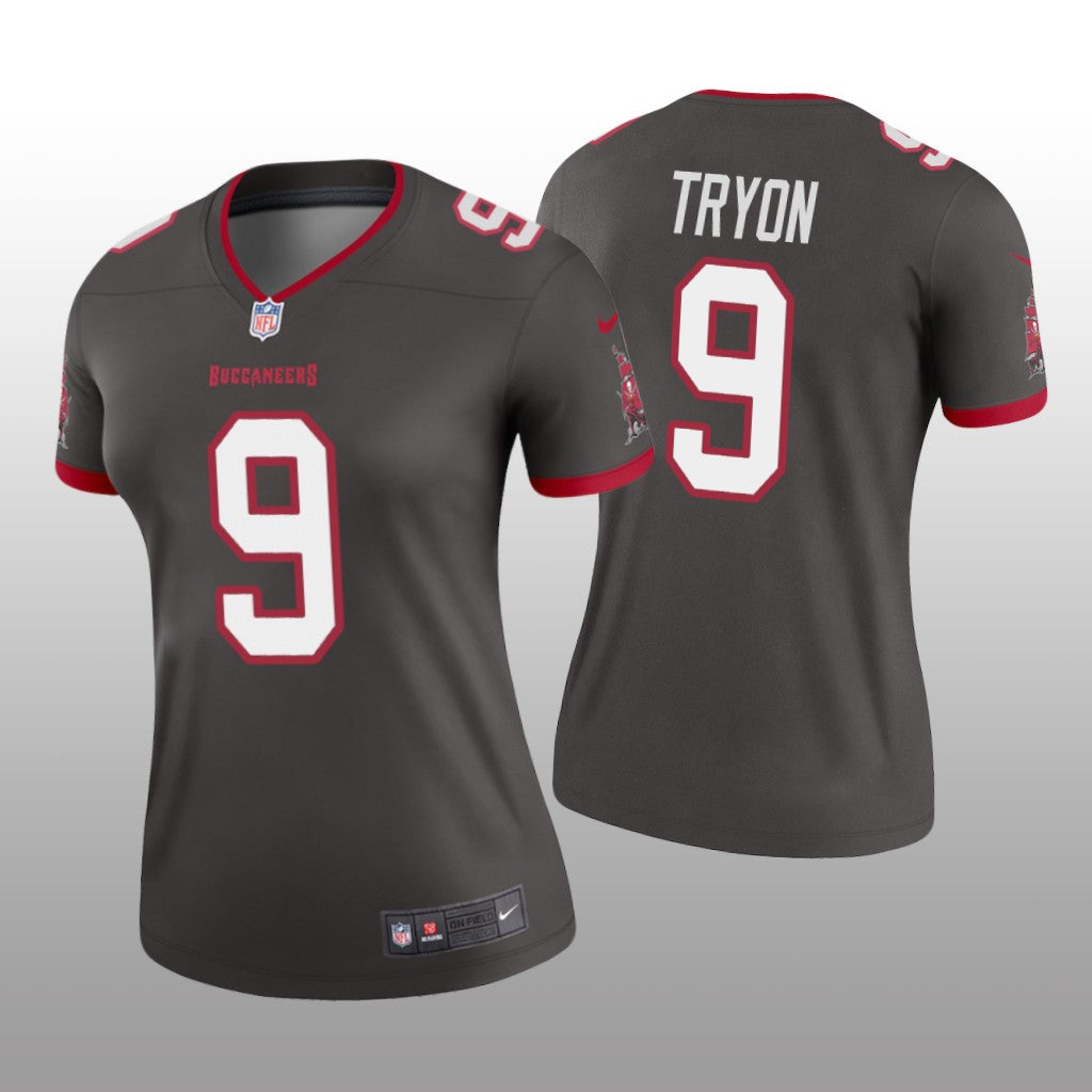 Tampa Bay Buccaneers Joe Tryon Pewter Jersey Legend Women's