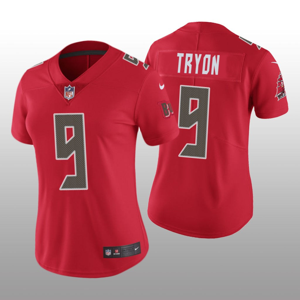 Tampa Bay Buccaneers Joe Tryon Red Jersey Color Rush Limited Women's