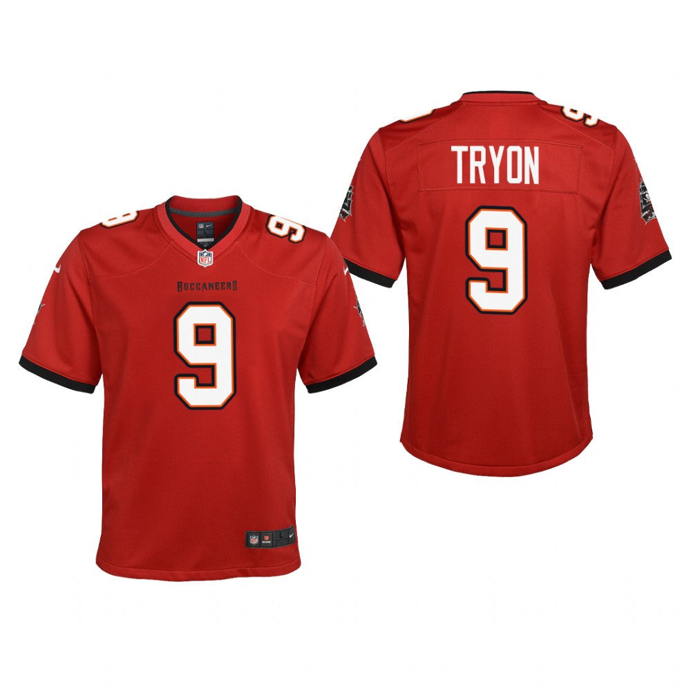 Tampa Bay Buccaneers Joe Tryon Red Jersey Game Youth