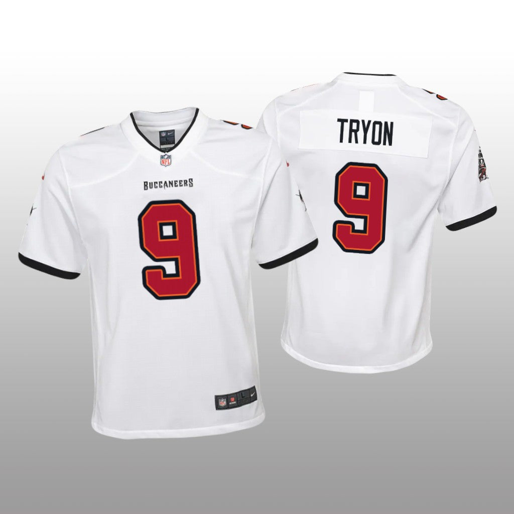 Tampa Bay Buccaneers Joe Tryon White Jersey Game Youth