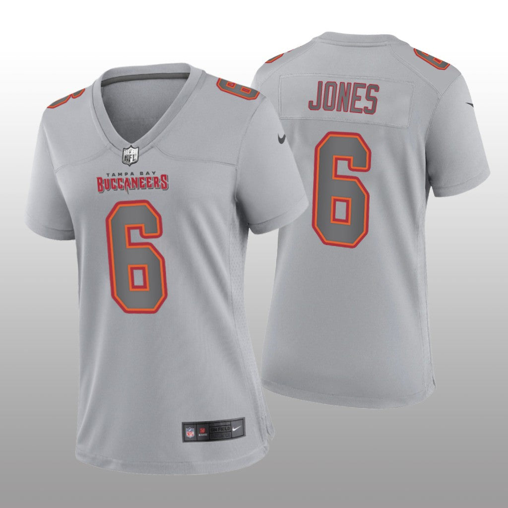 Tampa Bay Buccaneers Julio Jones Gray Jersey Atmosphere Fashion Game Women's