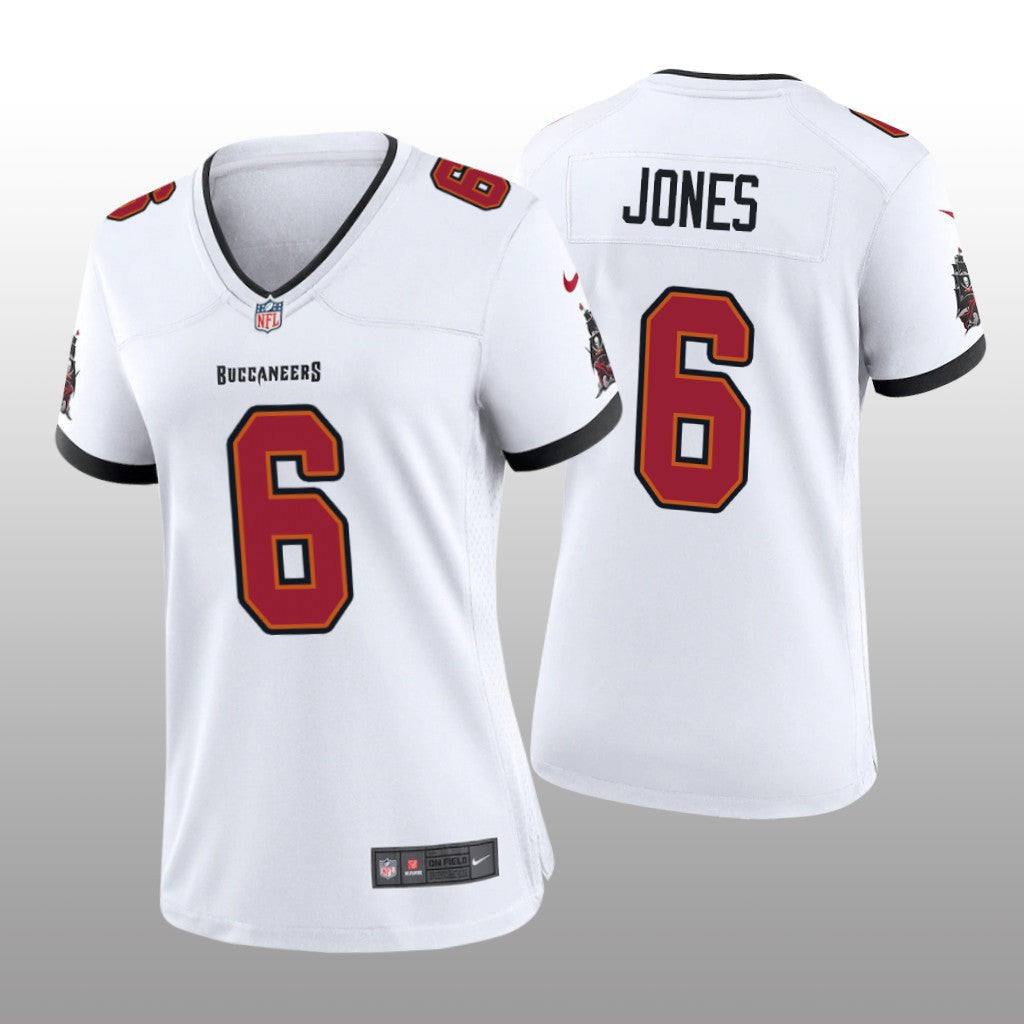 Tampa Bay Buccaneers Julio Jones White Jersey Game Women's