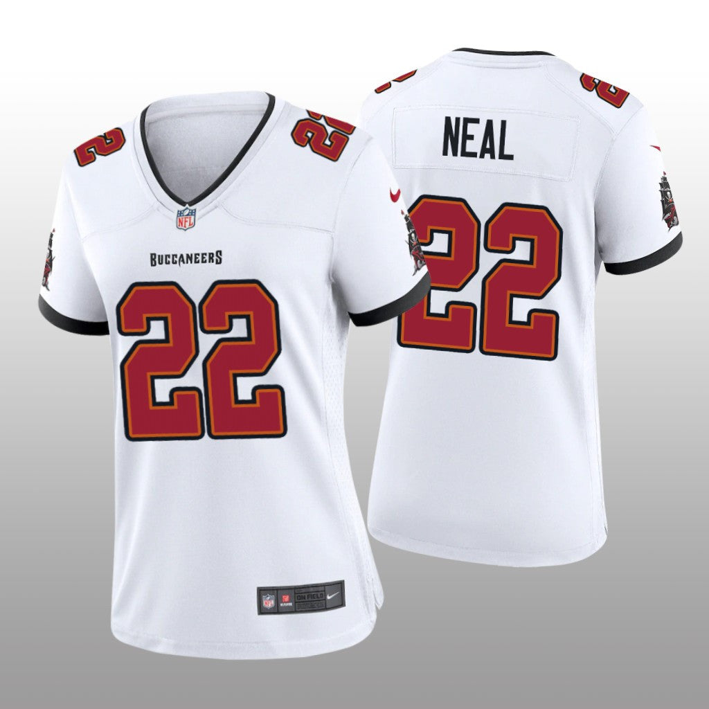 Tampa Bay Buccaneers Keanu Neal White Jersey Game Women's