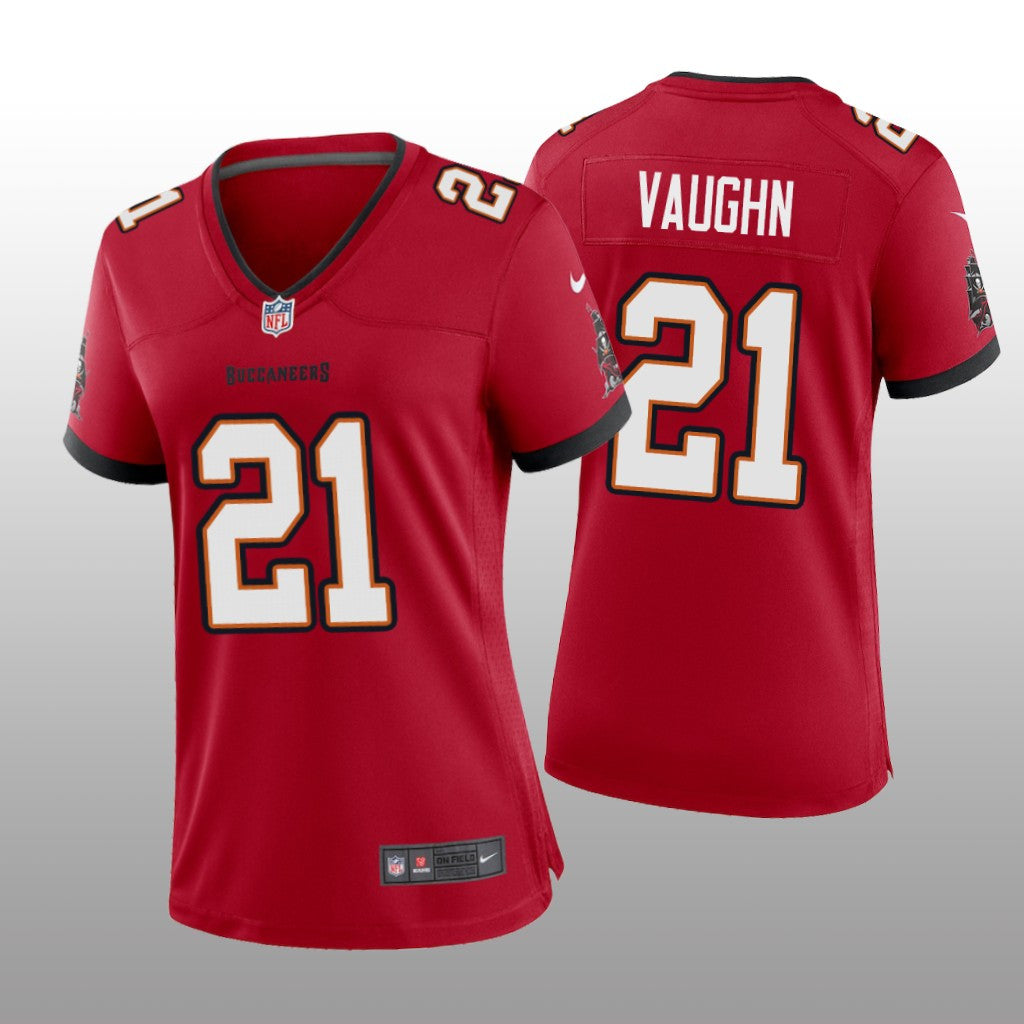 Tampa Bay Buccaneers Ke'shawn Vaughn Red Jersey Game Women's