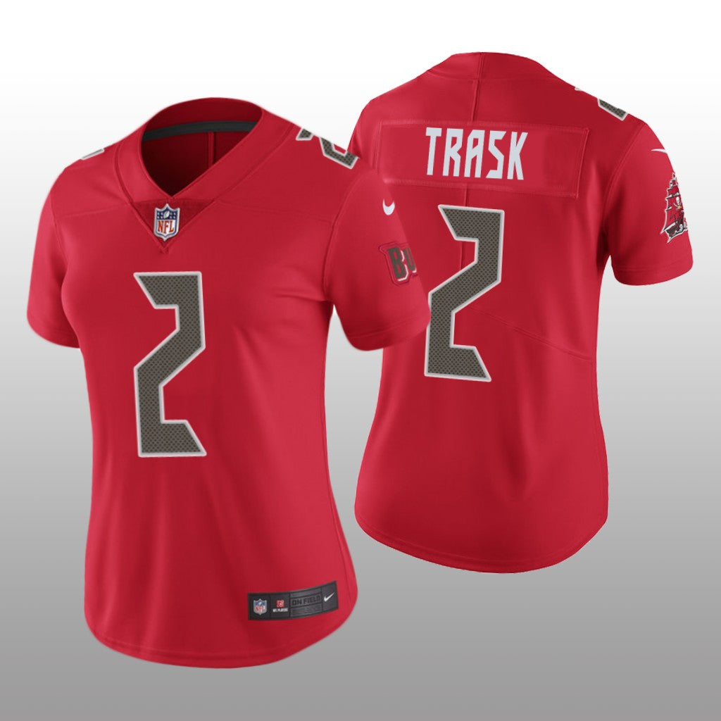 Tampa Bay Buccaneers Kyle Trask Red Jersey Color Rush Limited Women's