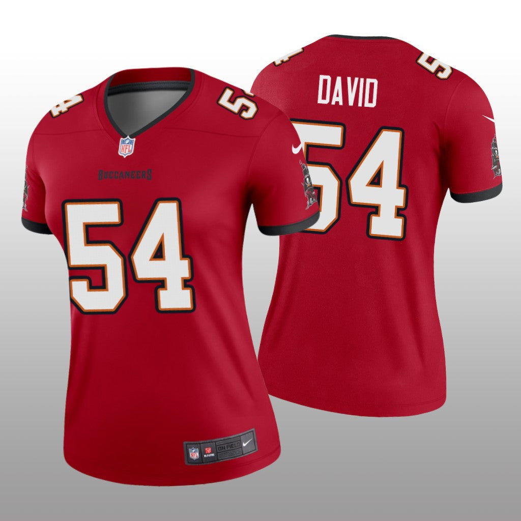 Tampa Bay Buccaneers Lavonte David Red Jersey Legend Women's