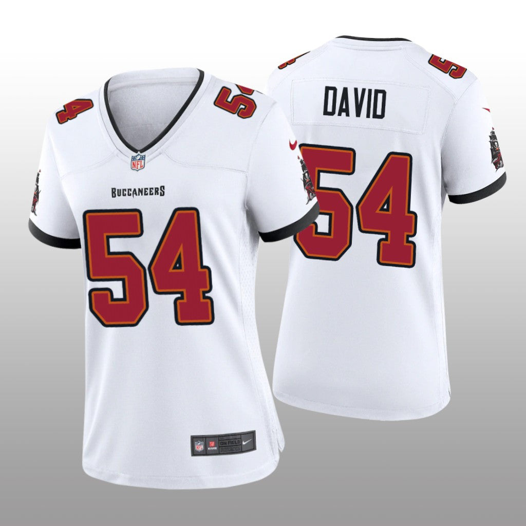 Tampa Bay Buccaneers Lavonte David White Jersey Game Women's