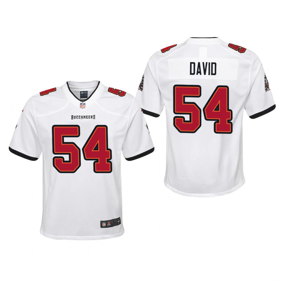 Tampa Bay Buccaneers Lavonte David White Jersey Game Youth
