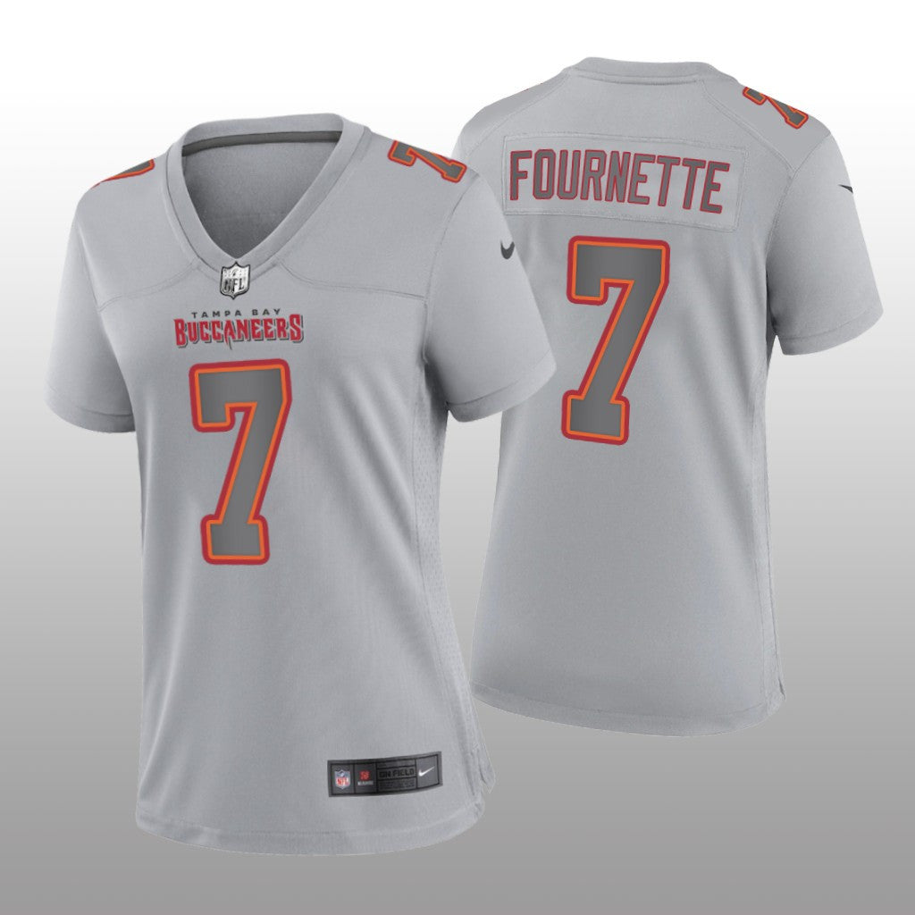 Tampa Bay Buccaneers Leonard Fournette Gray Jersey Atmosphere Fashion Game Women's