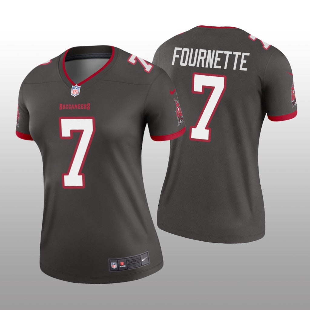 Tampa Bay Buccaneers Leonard Fournette Pewter Jersey Legend Women's