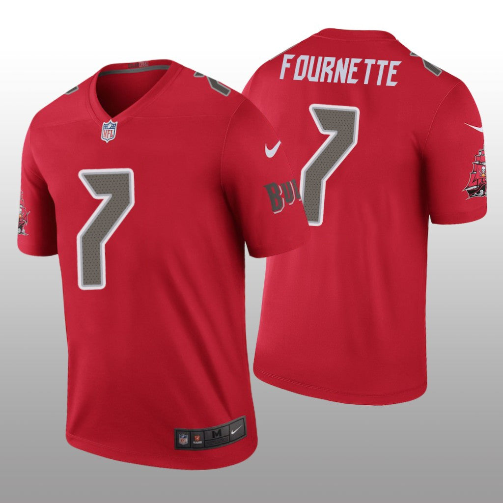 Tampa Bay Buccaneers Leonard Fournette Red Jersey Color Rush Legend Men's