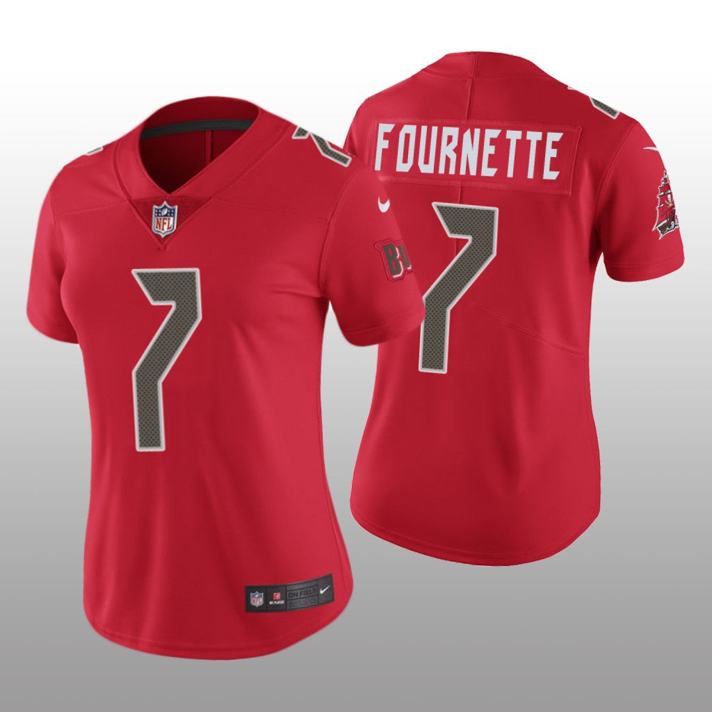 Tampa Bay Buccaneers Leonard Fournette Red Jersey Color Rush Limited Women's